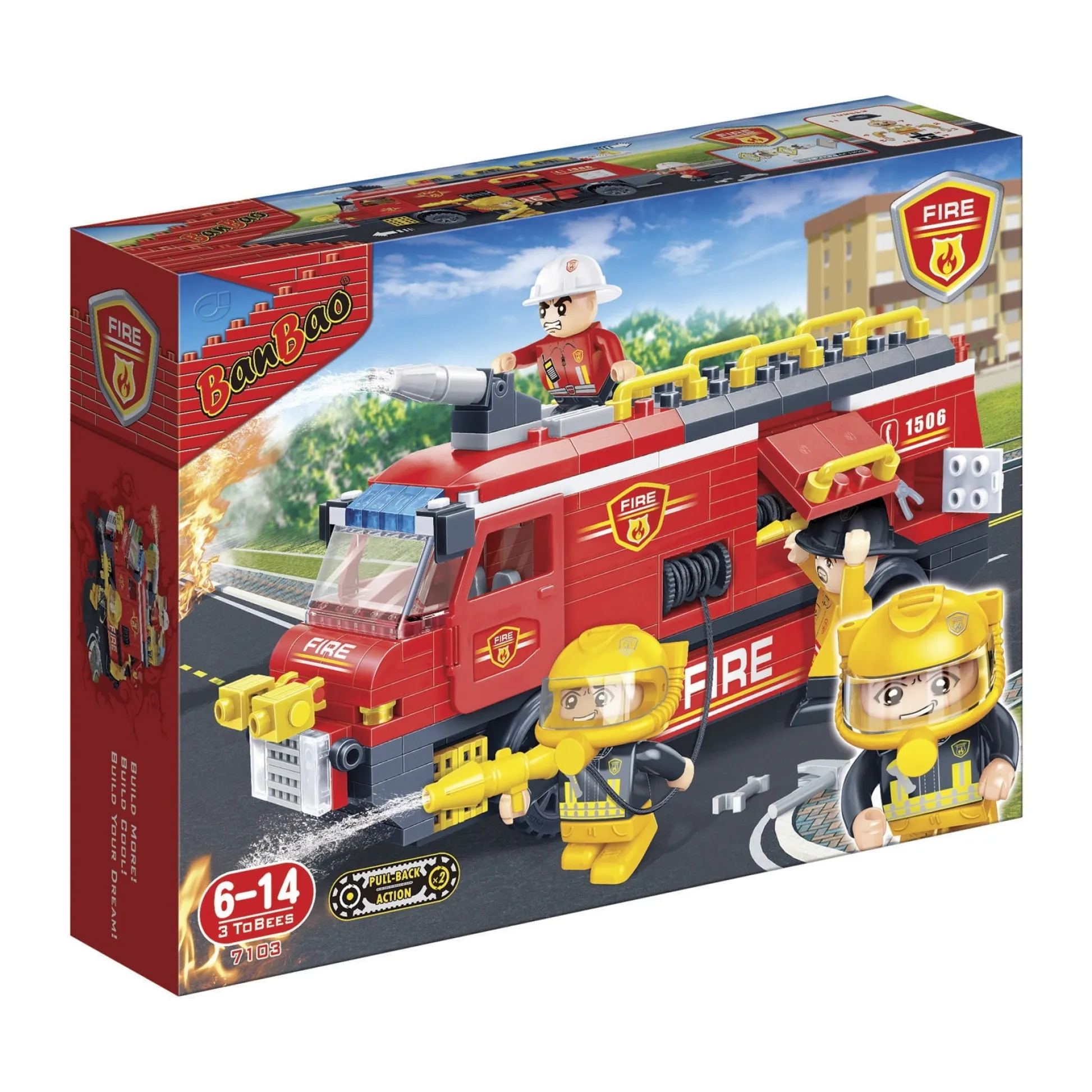 The Distribution Solutions BanBao Fire Rescue Team Playset - Emergency Adventure* Playsets & Vehicles