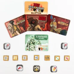 Flat River Group BANG! Dice Explosion - Western Themed Dice Rolling Game* Dice, Roll & Write Games