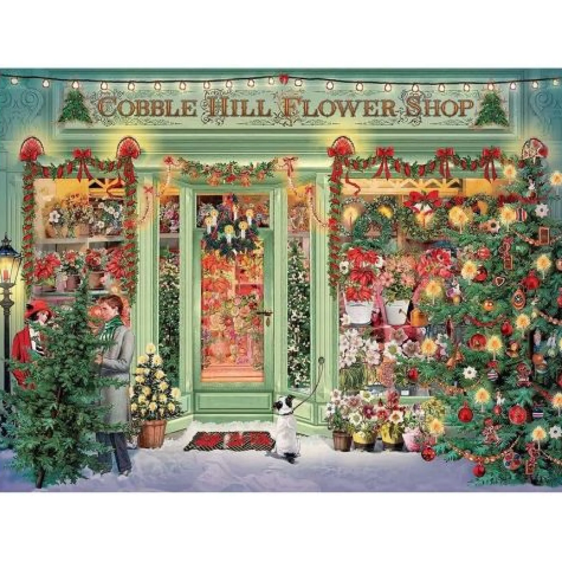 Calendar Holdings, LLC Barbara Behr Christmas Flower Shop Vintage-Themed Puzzle - 1000 pc* Puzzles