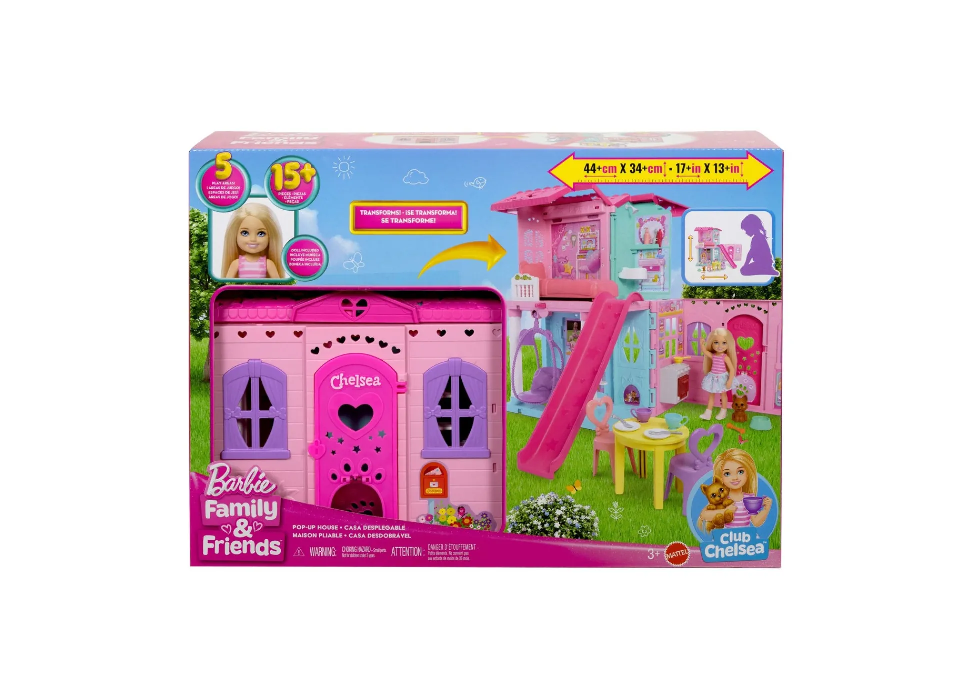 Macy's - Supplier Barbie Chelsea Pop-Up Doll House with Doll and 15+ Accessories* Doll Houses, Furniture & Accessories|Stuffed Animals & Plush Toys
