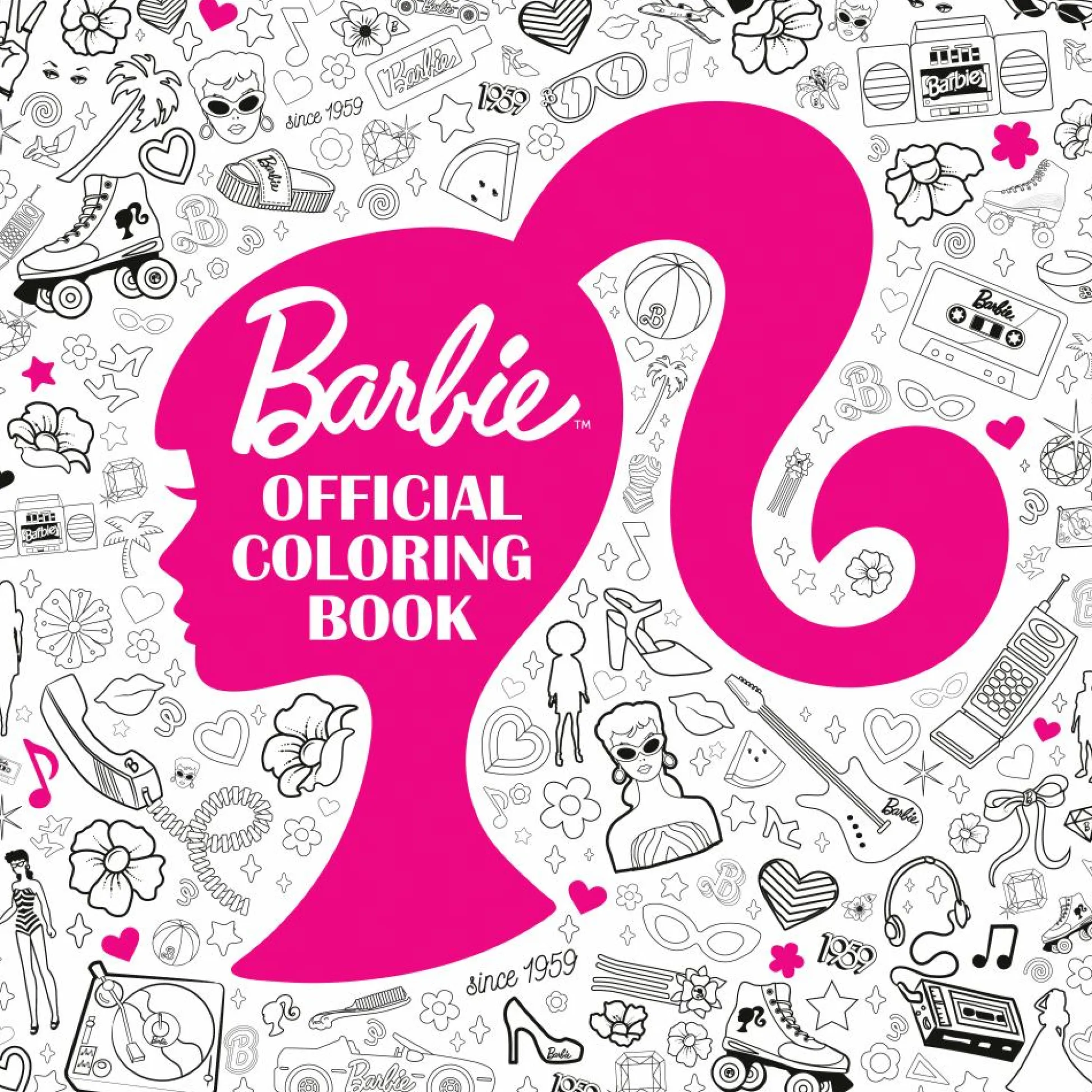 Readerlink Distribution Services Barbie Decades of Fashion Official Coloring Book*Kids Reading, Writing & Speech|Kids Books