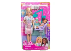 Macy's - Supplier Barbie Dentist Playset with Blonde Doll, Kid Patient, and Dental Accessories* Stuffed Animals & Plush Toys