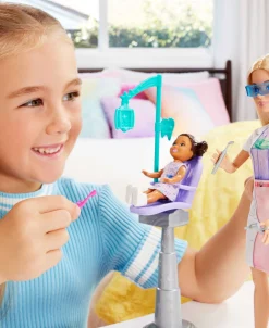 Macy's - Supplier Barbie Dentist Playset with Blonde Doll, Kid Patient, and Dental Accessories* Stuffed Animals & Plush Toys