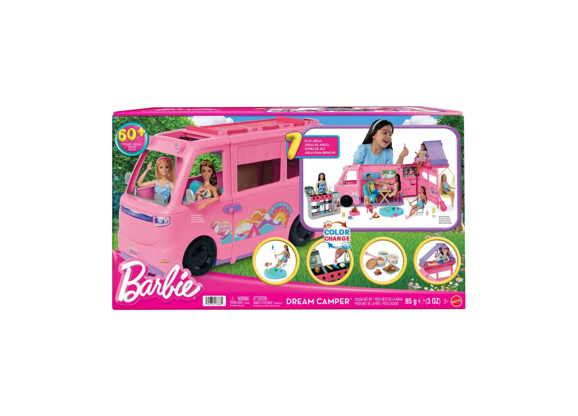 Macy's - Supplier Barbie Dream Camper Playset with Roof Tent BBQ Grill* Stuffed Animals & Plush Toys