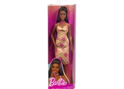 Macy's - Supplier Barbie Fashionistas Doll 233 - Flower Checkered Midi Dress* Fashion Dolls|Stuffed Animals & Plush Toys