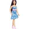 Macy's - Supplier Barbie Fashionistas Doll 231 - Purple Hair in Denim Butterfly Dress* Fashion Dolls|Stuffed Animals & Plush Toys