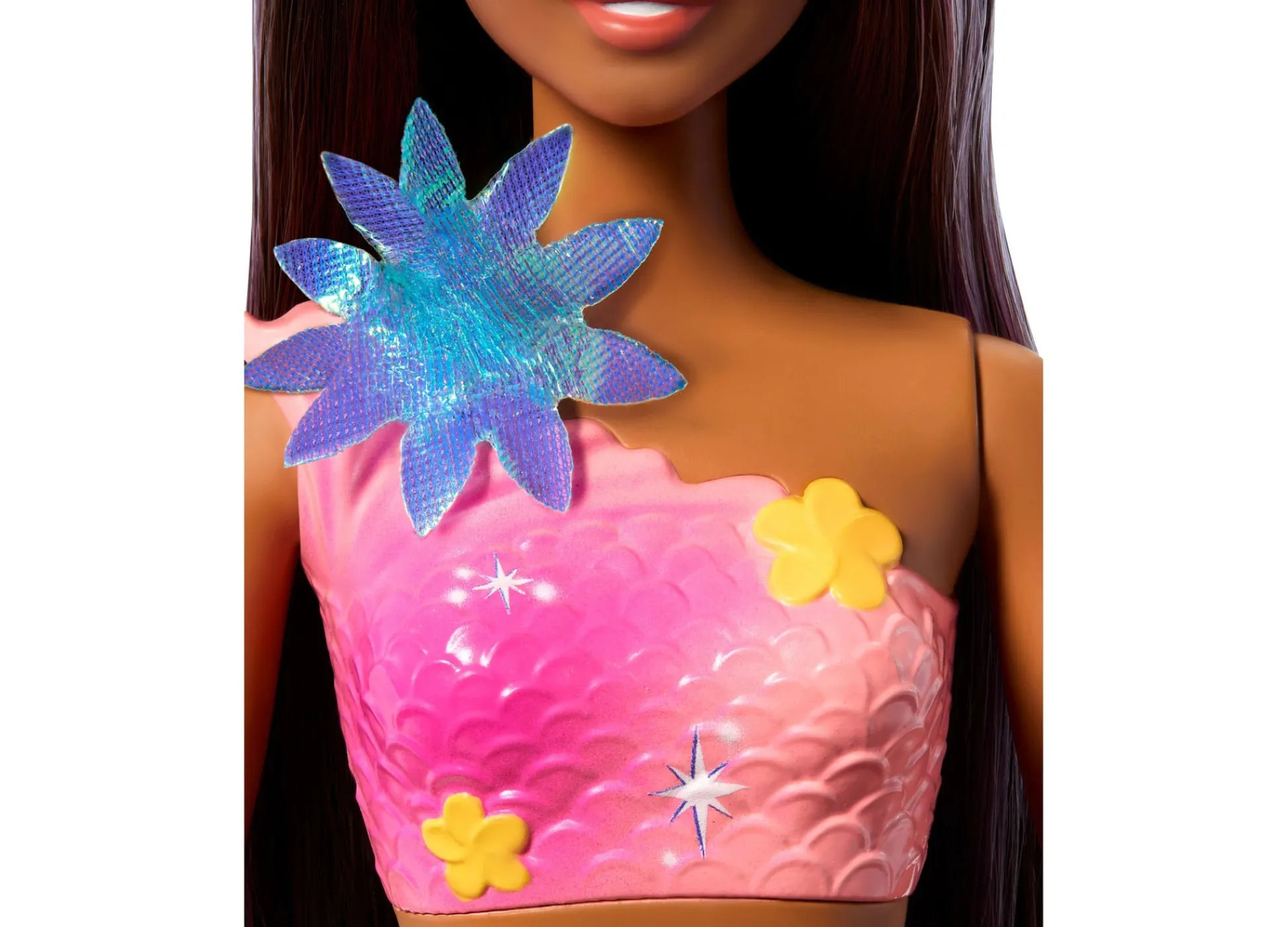 Macy's - Supplier Barbie Flower Magic Mermaid Doll with Blossoming Feature and Pearl Headband* Fashion Dolls|Stuffed Animals & Plush Toys