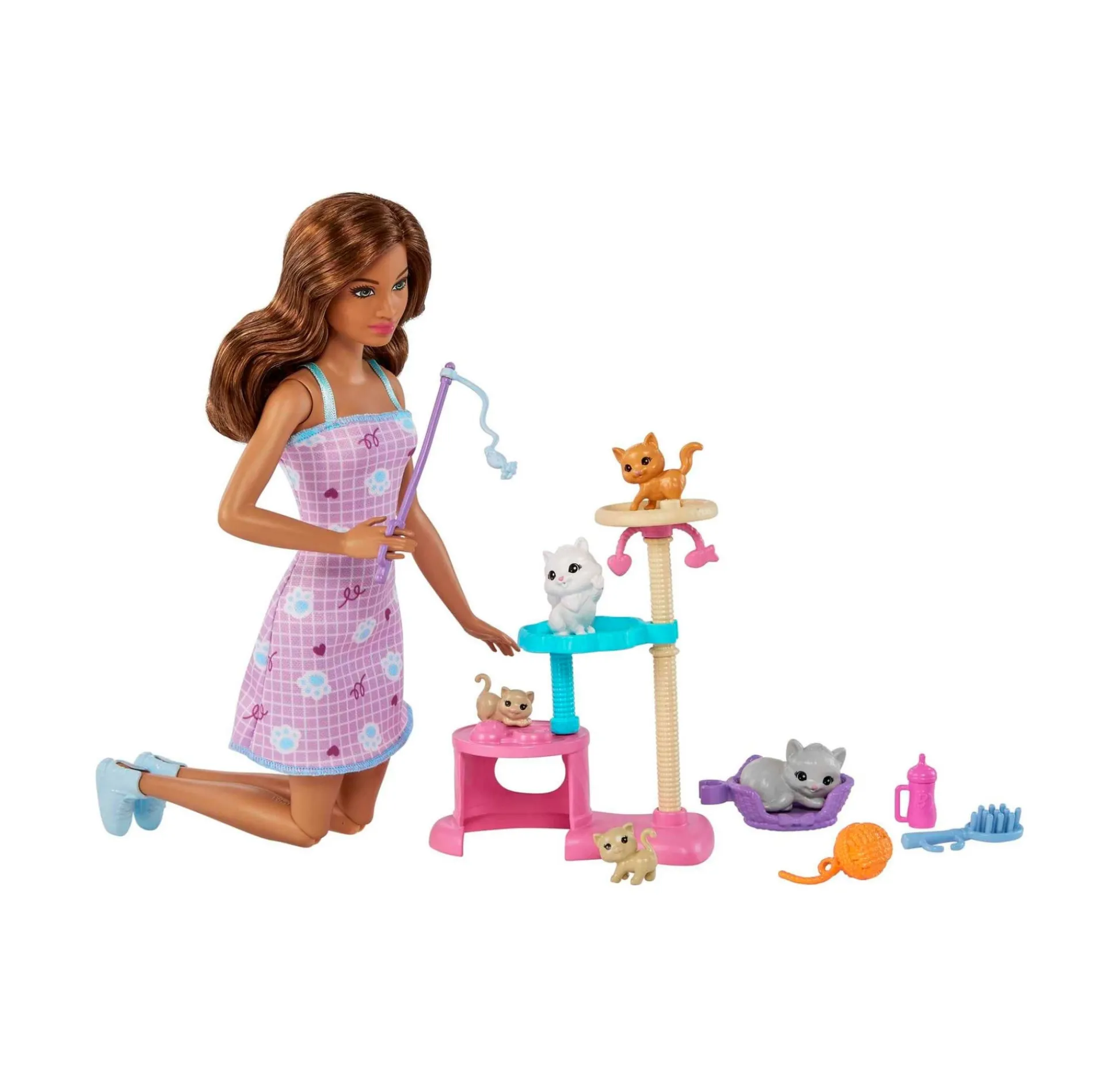 Macy's - Supplier Barbie Kitty Condo Playset with Doll, Pets, and Accessories* Stuffed Animals & Plush Toys