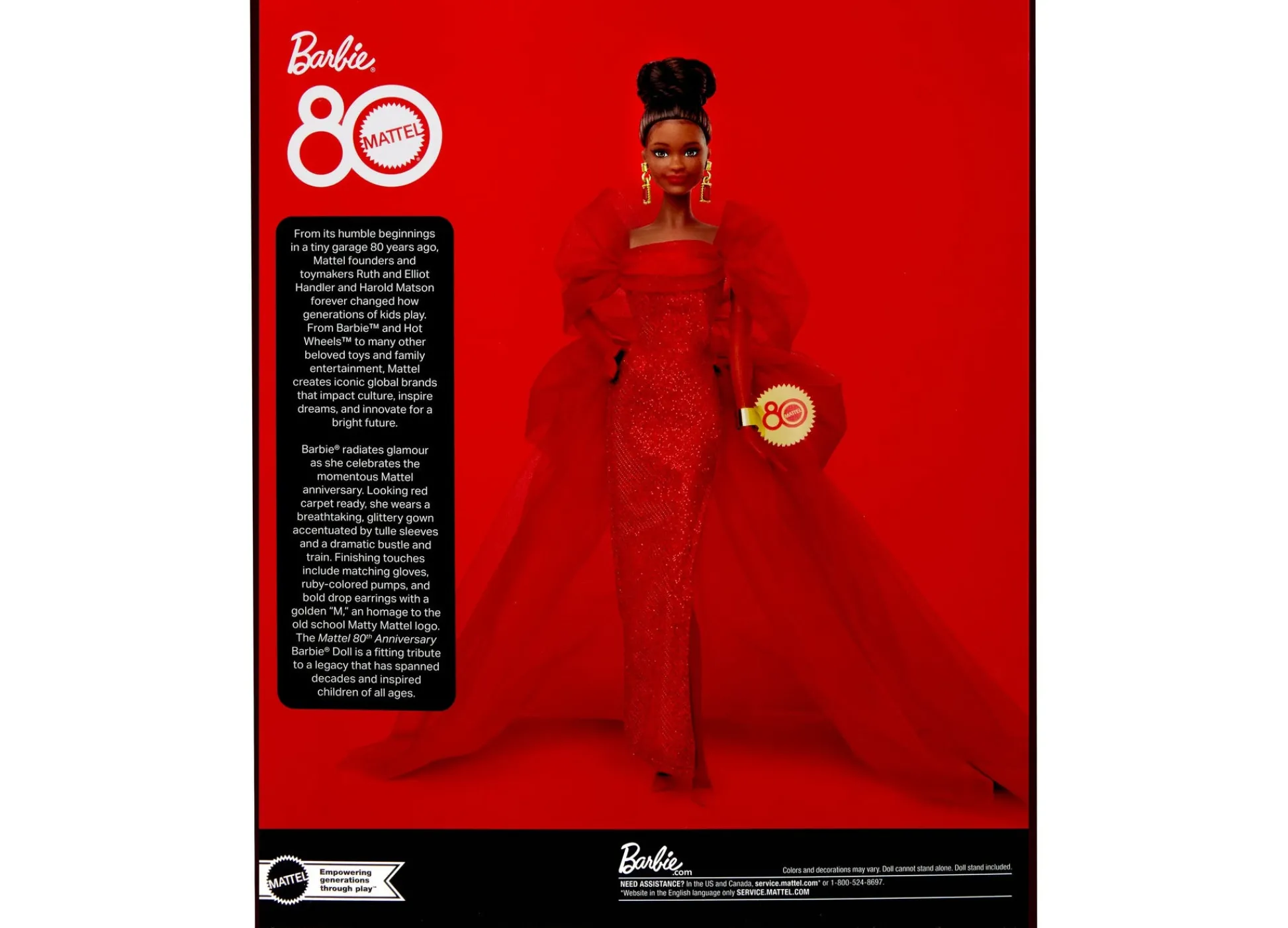 Macy's - Supplier Barbie Mattel 80th Anniversary Fashion Doll - Brooklyn* Fashion Dolls|Stuffed Animals & Plush Toys