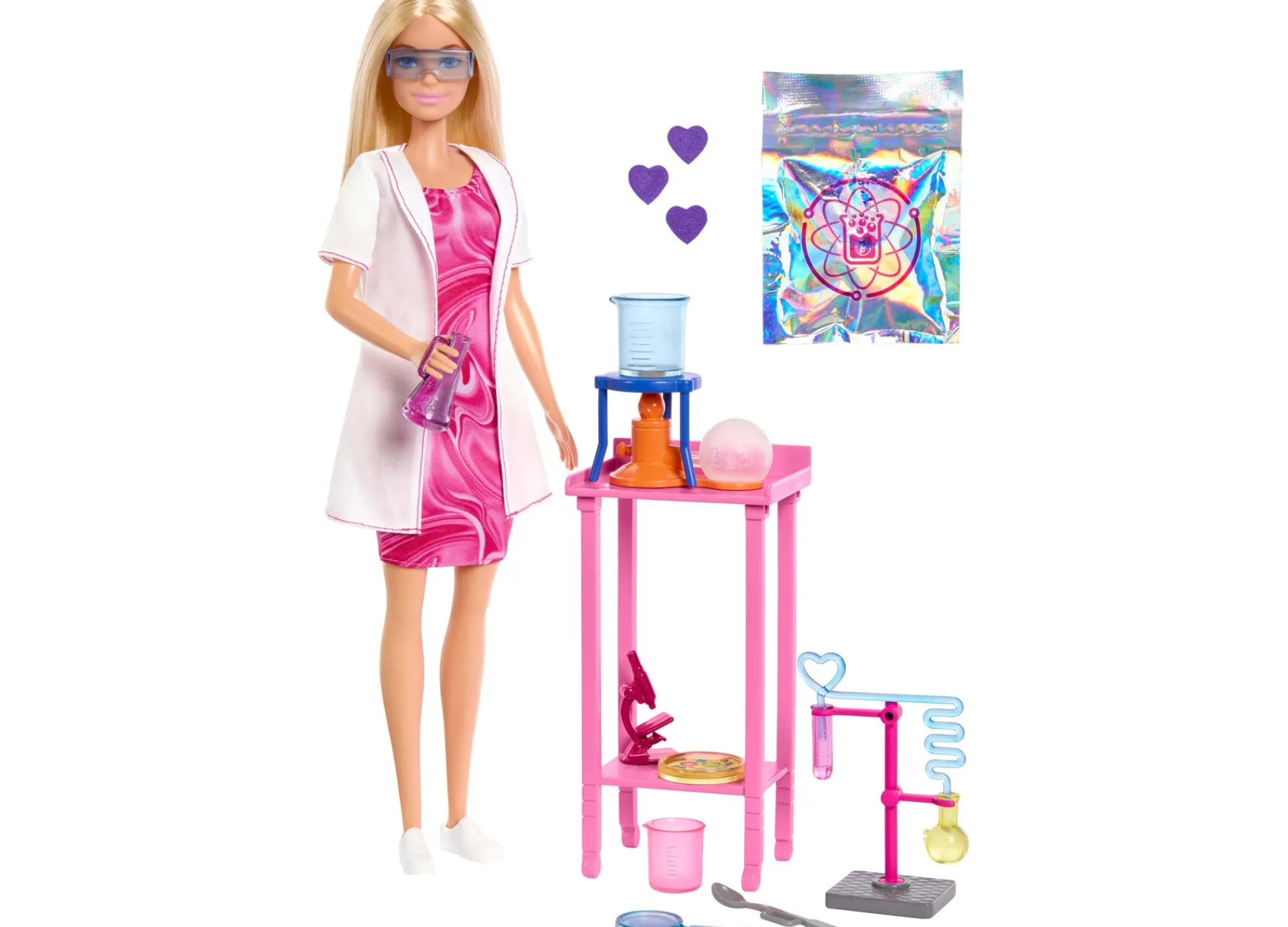 Macy's - Supplier Barbie Scientist Doll with Lab Accessories and Color-Change Features* Fashion Dolls|Stuffed Animals & Plush Toys