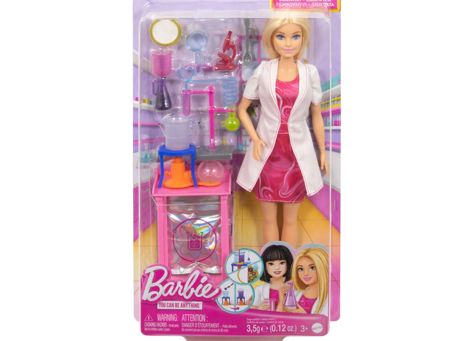 Macy's - Supplier Barbie Scientist Doll with Lab Accessories and Color-Change Features* Fashion Dolls|Stuffed Animals & Plush Toys