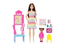 Macy's - Supplier Barbie Teacher Doll Set - Brunette with Classroom Accessories* Social & Emotional Skills|Stuffed Animals & Plush Toys