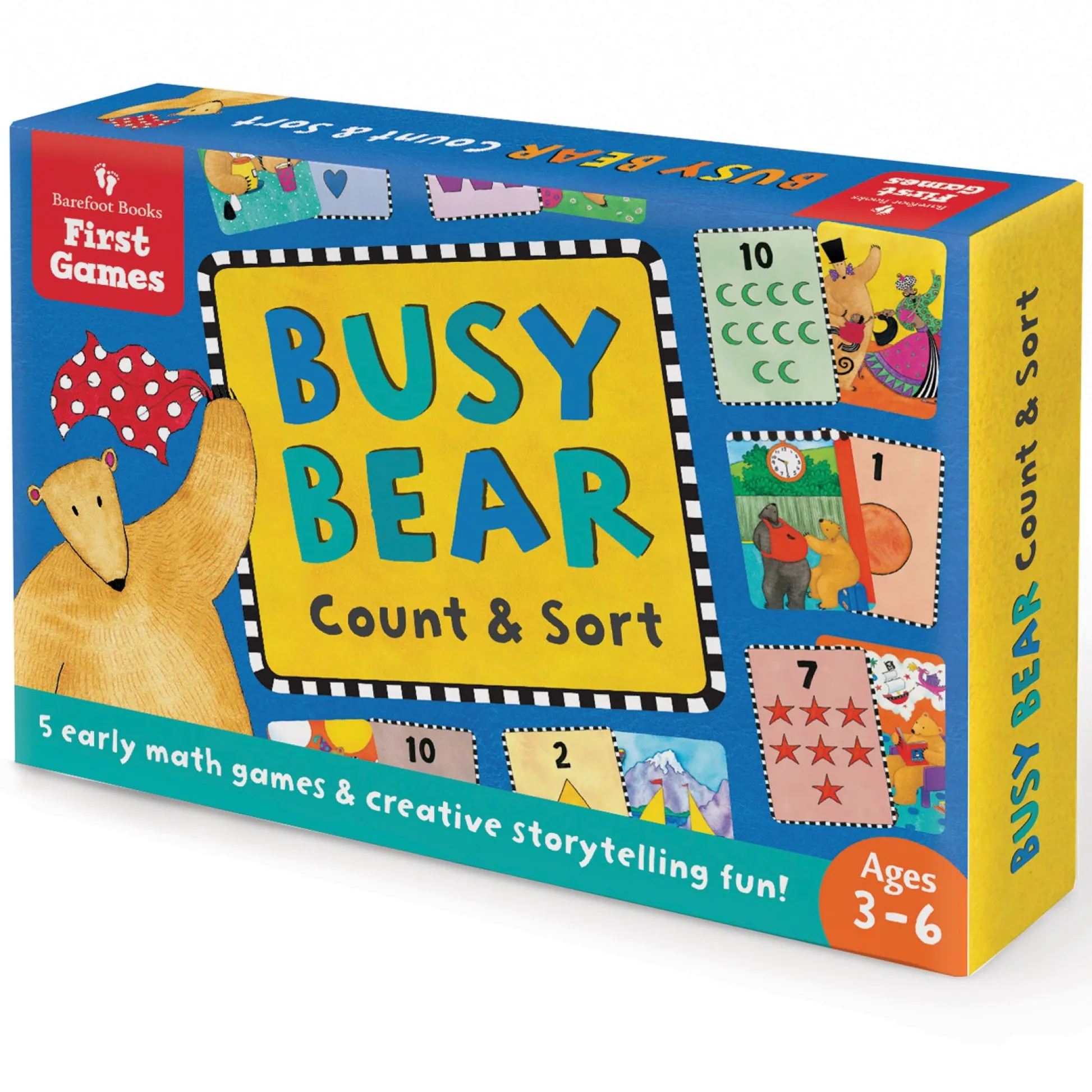 Educators Resource Barefoot Books Busy Bear Count & Sort Game - Educational Math Playset*Kids Preschool Education Toys & Activities|Kids Books