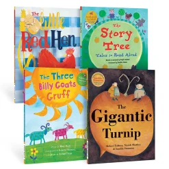 Educators Resource Barefoot Books Kindergarten Classic Stories 4-Book Bundle*Kids Reading, Writing & Speech|Kids Books