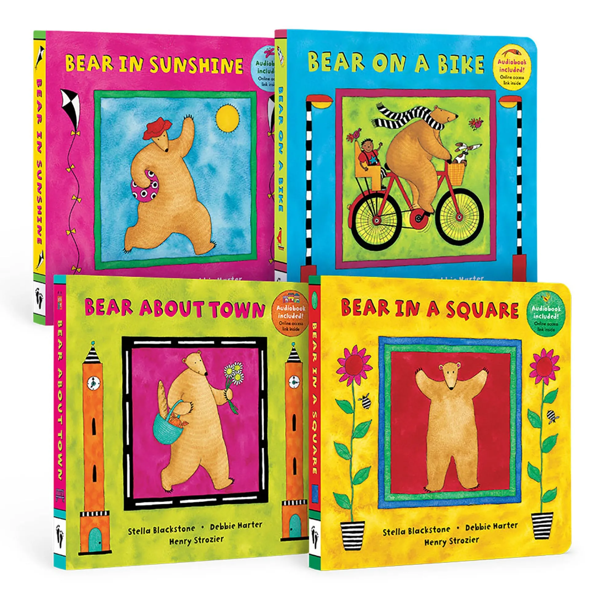 Educators Resource Barefoot Books PreK Bear Series Board Book Bundle - Set of 4*Kids Kids Books|Board Books