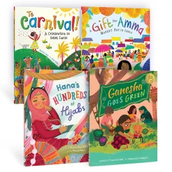 Educators Resource Barefoot Books 1st Grade Diverse Stories Book Set of 4*Kids Reading, Writing & Speech|Kids Books