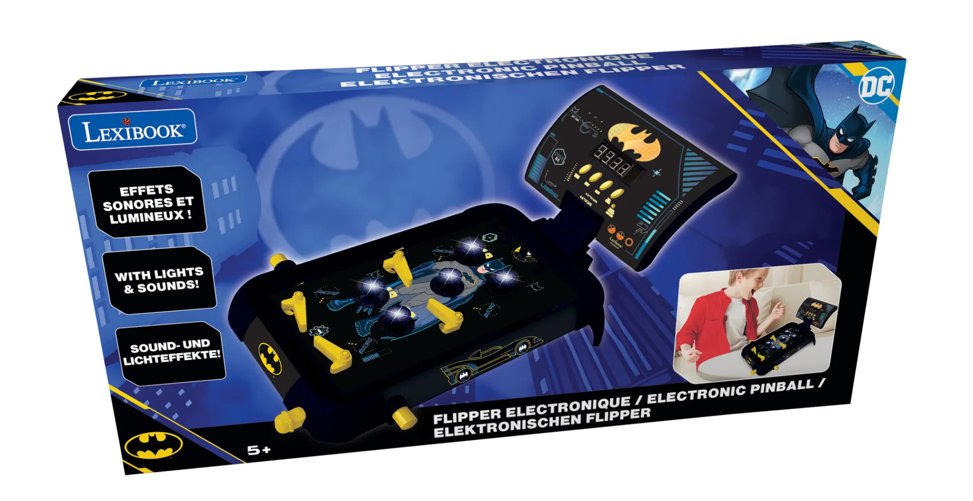 Lexibook Batman Warner Electronic Pinball Machine Game* Dc Comics