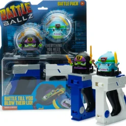 Flat River Group Battle Ballz: Bruiser & Ninjika Warriors Pack with Joysticks - Ages 5+* Action Figures
