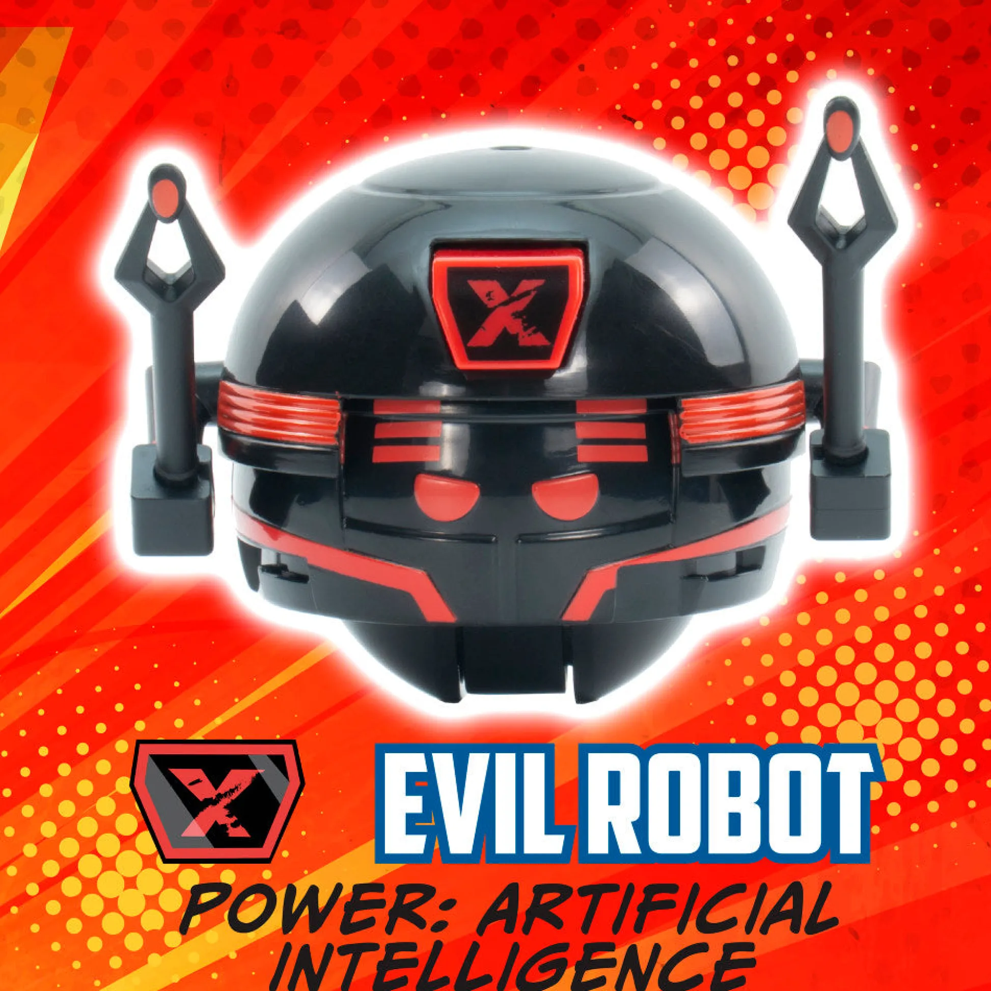 Flat River Group Battle Ballz: Duel Pack - Ice Berg & Evil Robot - Epic Warrior Showdown* Action Figures