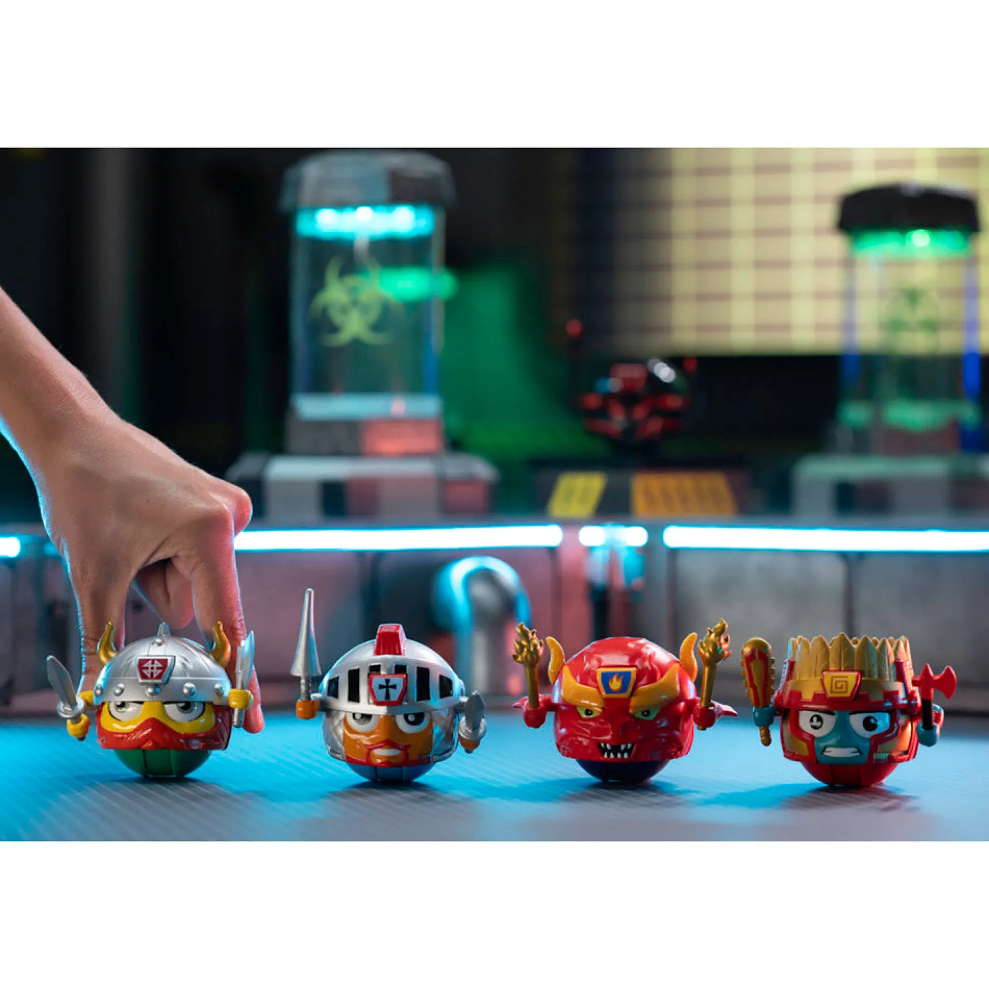 Flat River Group Battle Ballz: Epic Collectors Pack - 4 Warrior Figures* Collectible Figures & Playsets