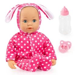 Flat River Group Bayer Design 15 inch - Anna First Words Baby Doll with Bunny Onesie* Baby Dolls|Stuffed Animals & Plush Toys