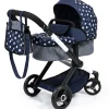 Flat River Group Bayer Design Combi Doll Pram Xeo, Blue & White Stars - Versatile Playset for Kids Ages 3+* Stuffed Animals & Plush Toys