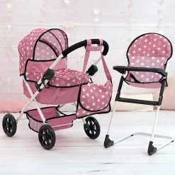 Flat River Group Bayer Design Cozy 3-Piece Dolls Playset - Pink, White, Stars* Stuffed Animals & Plush Toys