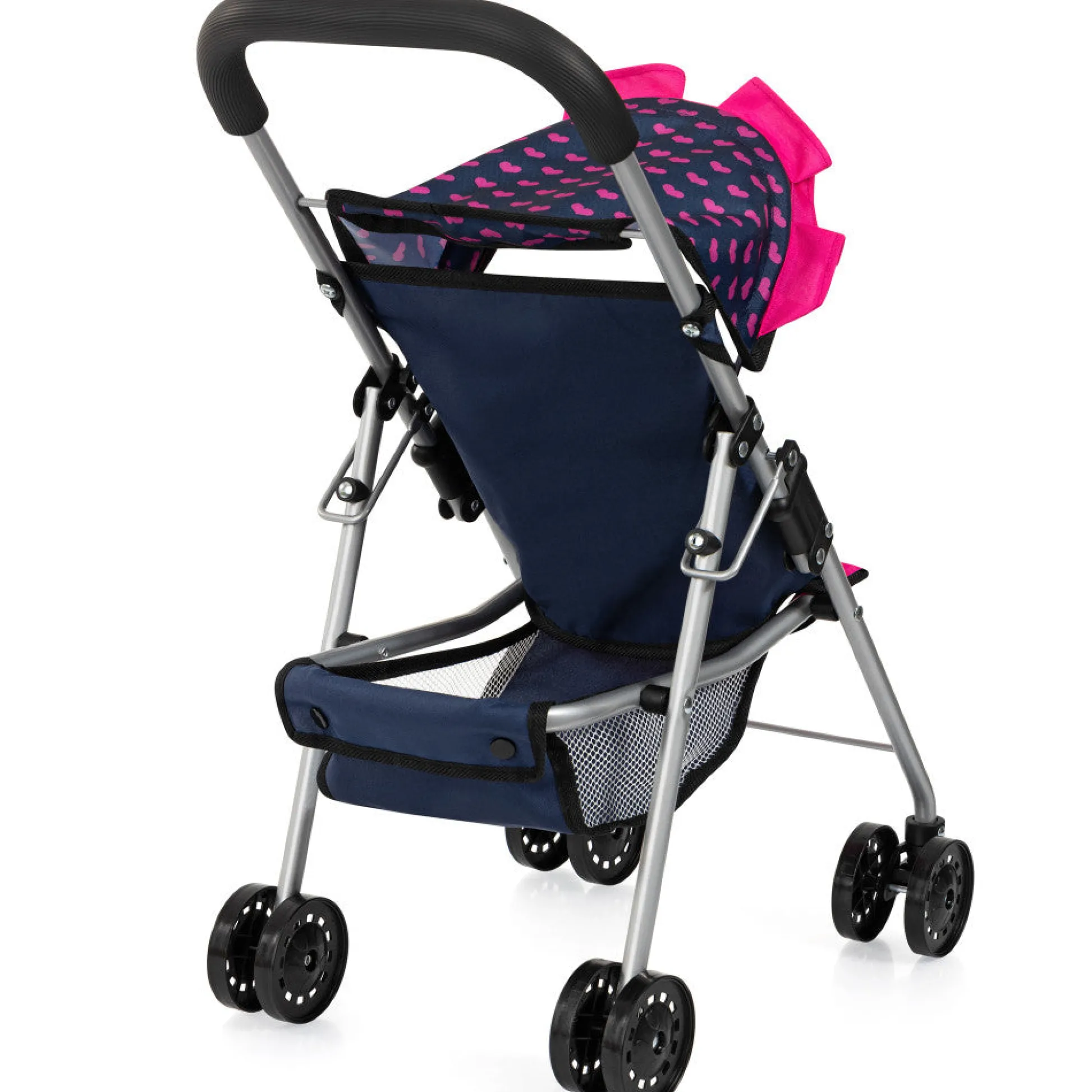 Flat River Group Bayer Design Dolls: Buggy Stroller with Unicorn Design, Blue and Pink Hearts, Ages 3+* Stuffed Animals & Plush Toys