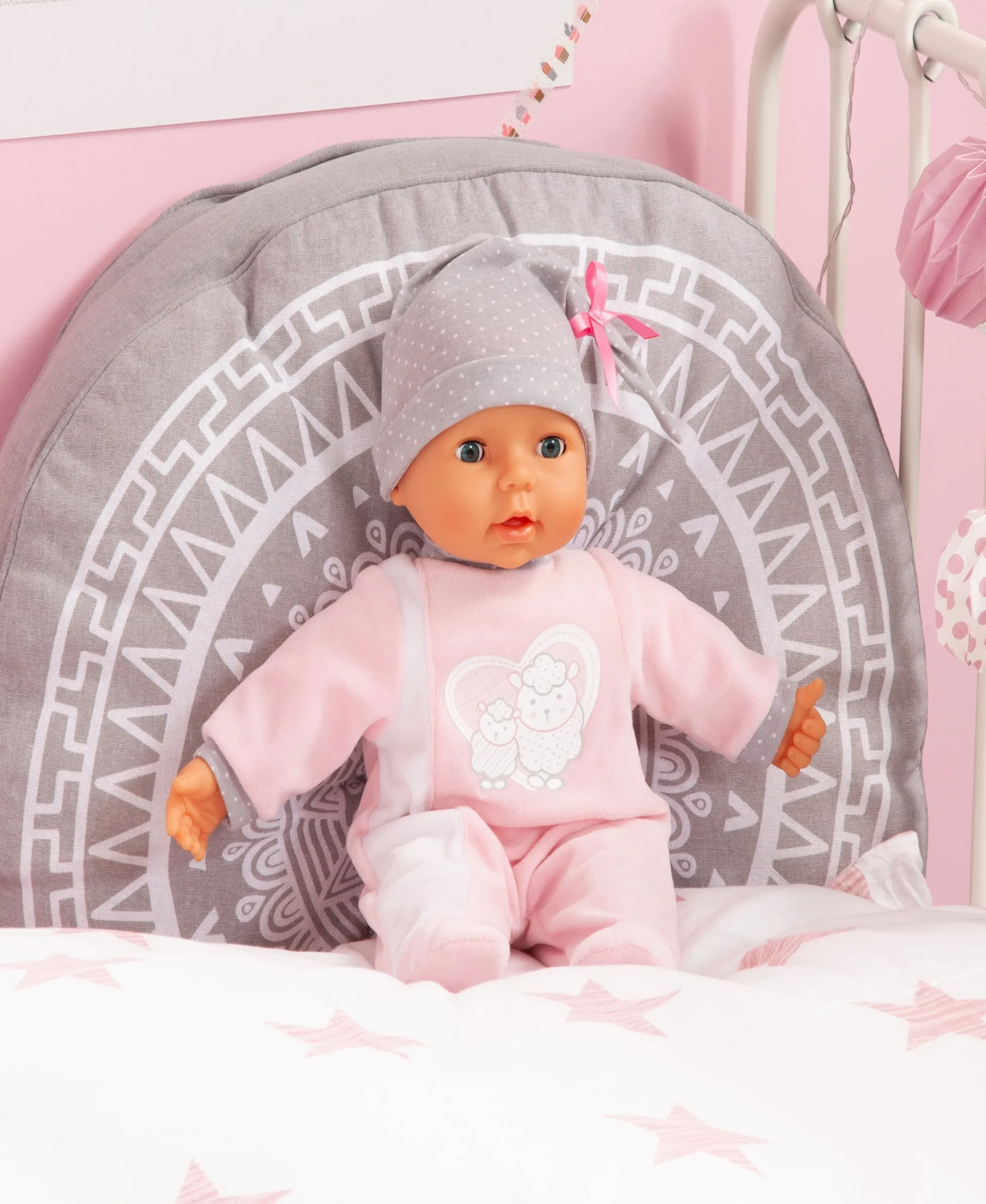 Flat River Group Bayer Design My Piccolina 15" Interactive Baby Doll - Sleepy Eyes* Social & Emotional Skills|Interactive Dolls & Pets