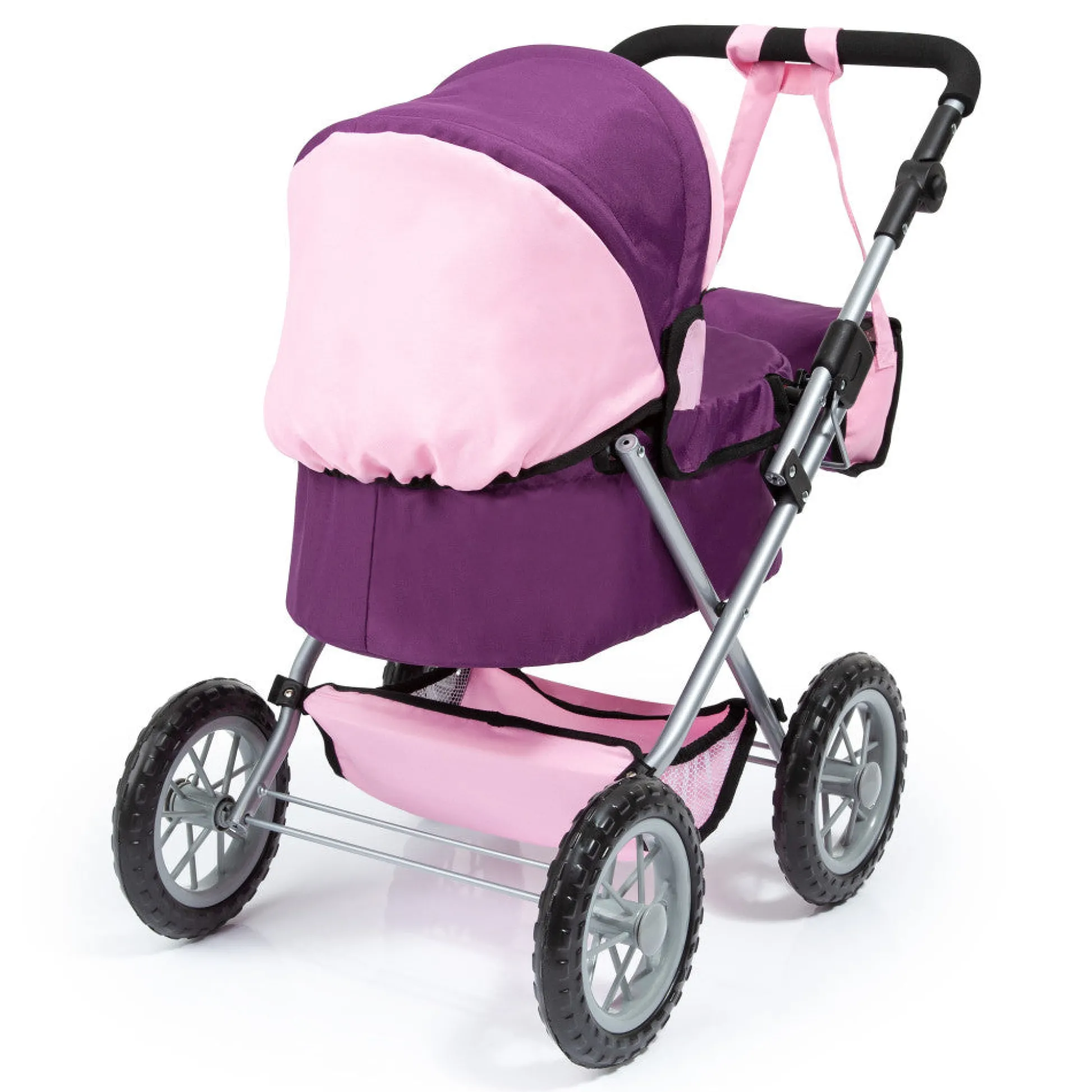 Flat River Group Bayer Design Purple & Pink Trendy Doll Pram with Bag* Stuffed Animals & Plush Toys