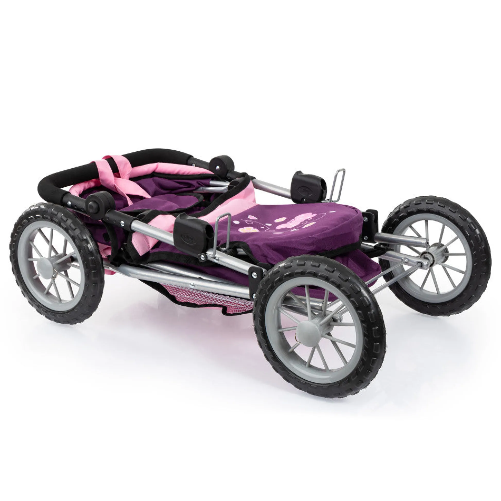 Flat River Group Bayer Design Purple & Pink Trendy Doll Pram with Bag* Stuffed Animals & Plush Toys