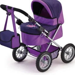 Flat River Group Bayer Design Trendy Doll Pram, Two-Tone Purple & Fairy, Kids Toy Ages 3+* Stuffed Animals & Plush Toys|Social & Emotional Skills