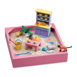 AreYouGame Be Good Company - My Little Sandbox - Kitty Tea Party Playset* Animal Figures|Dress Up