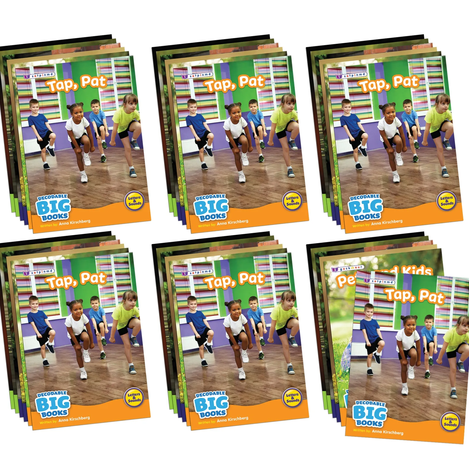 Educators Resource Beanstalk Books 6-Pack Decodable Big Non-Fiction Books Set*Kids Reading, Writing & Speech|Kids Books