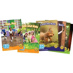 Educators Resource Beanstalk Books 6-Pack Decodable Big Non-Fiction Books Set*Kids Reading, Writing & Speech|Kids Books