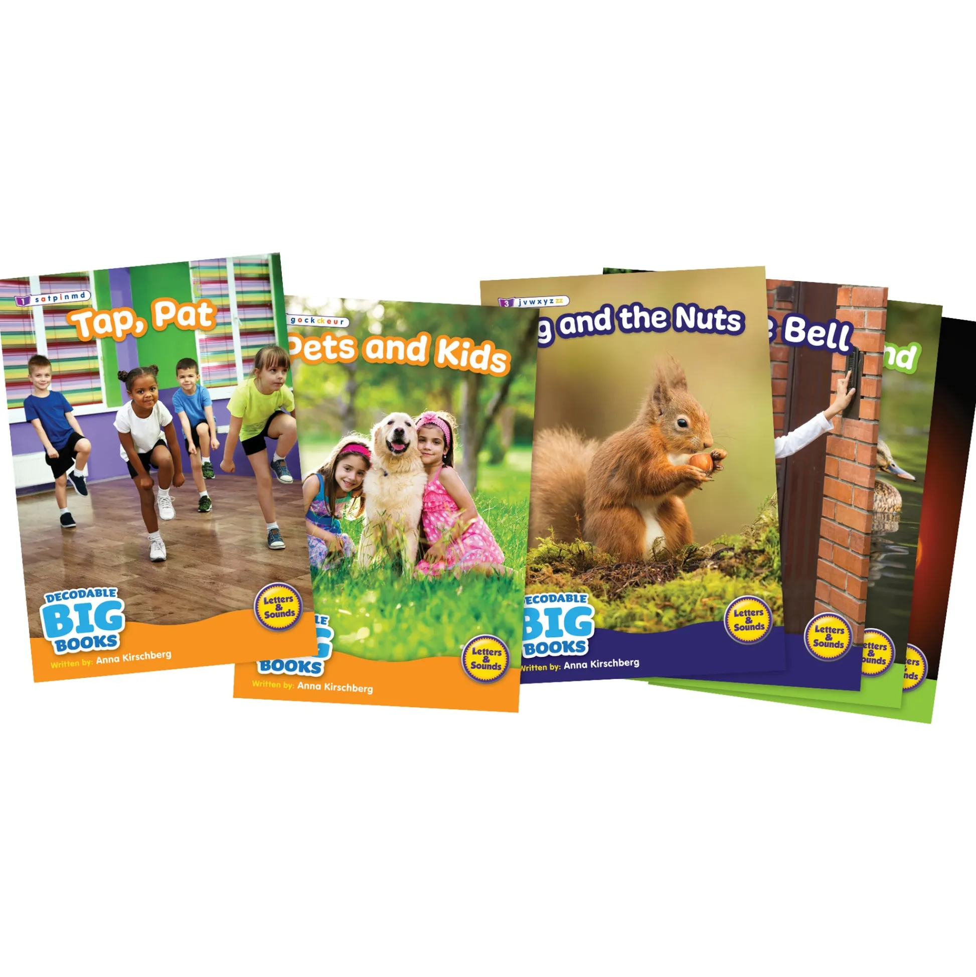 Educators Resource Beanstalk Books 6-Pack Decodable Big Non-Fiction Books Set*Kids Reading, Writing & Speech|Kids Books