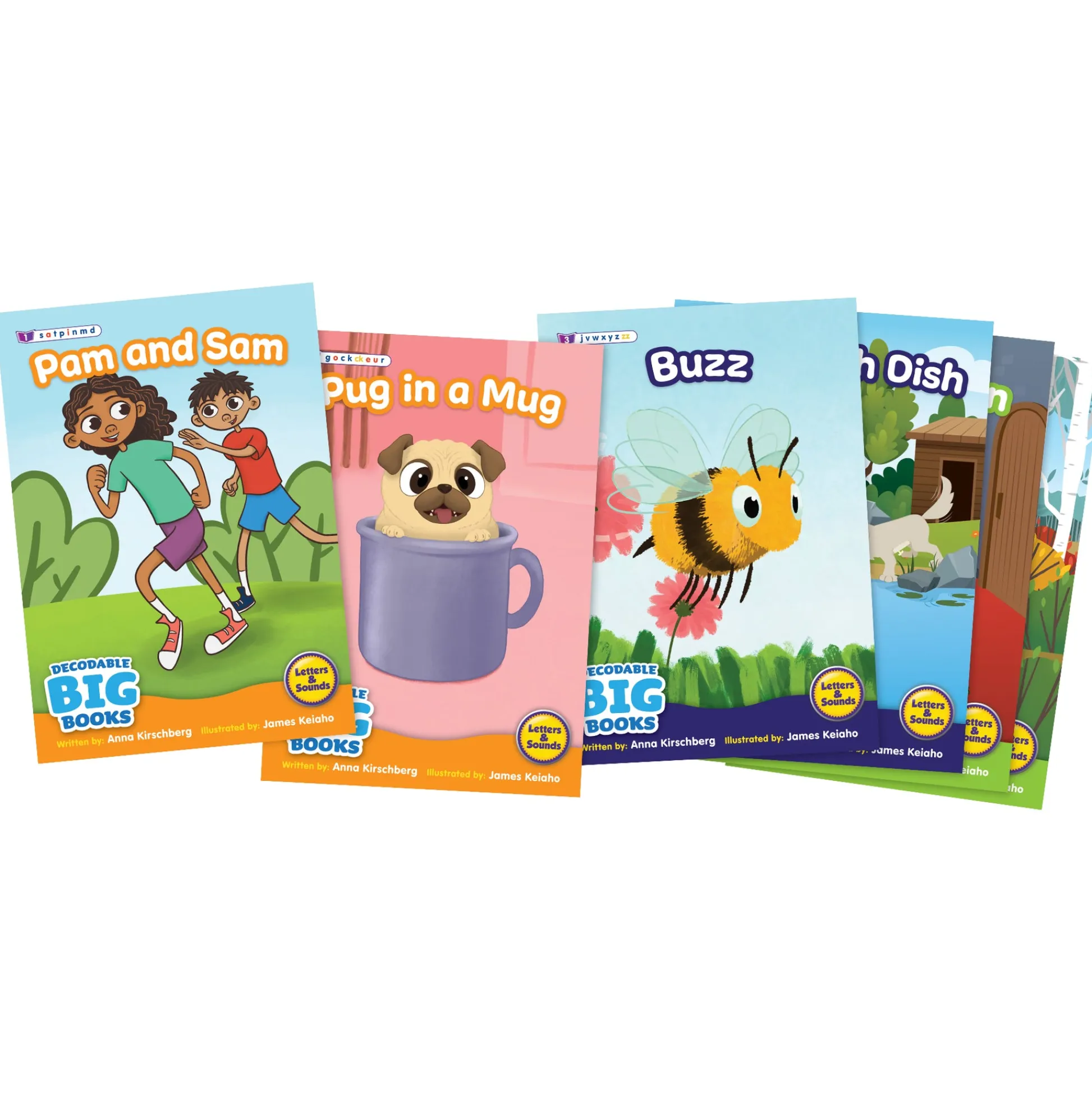 Educators Resource Beanstalk Books 6-Piece Decodable Big Books Fiction Set*Kids Reading, Writing & Speech|Kids Books