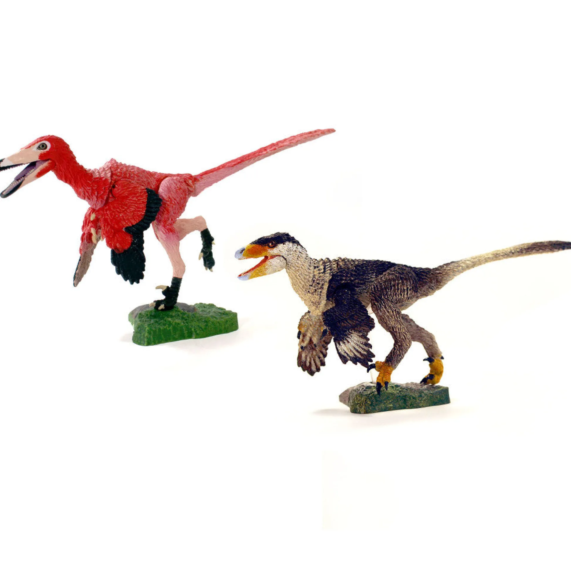 Flat River Group Beasts of the Mesozoic: 6" Western Dinosaur Raptor Duo Action Figures* Collectible Figures & Playsets