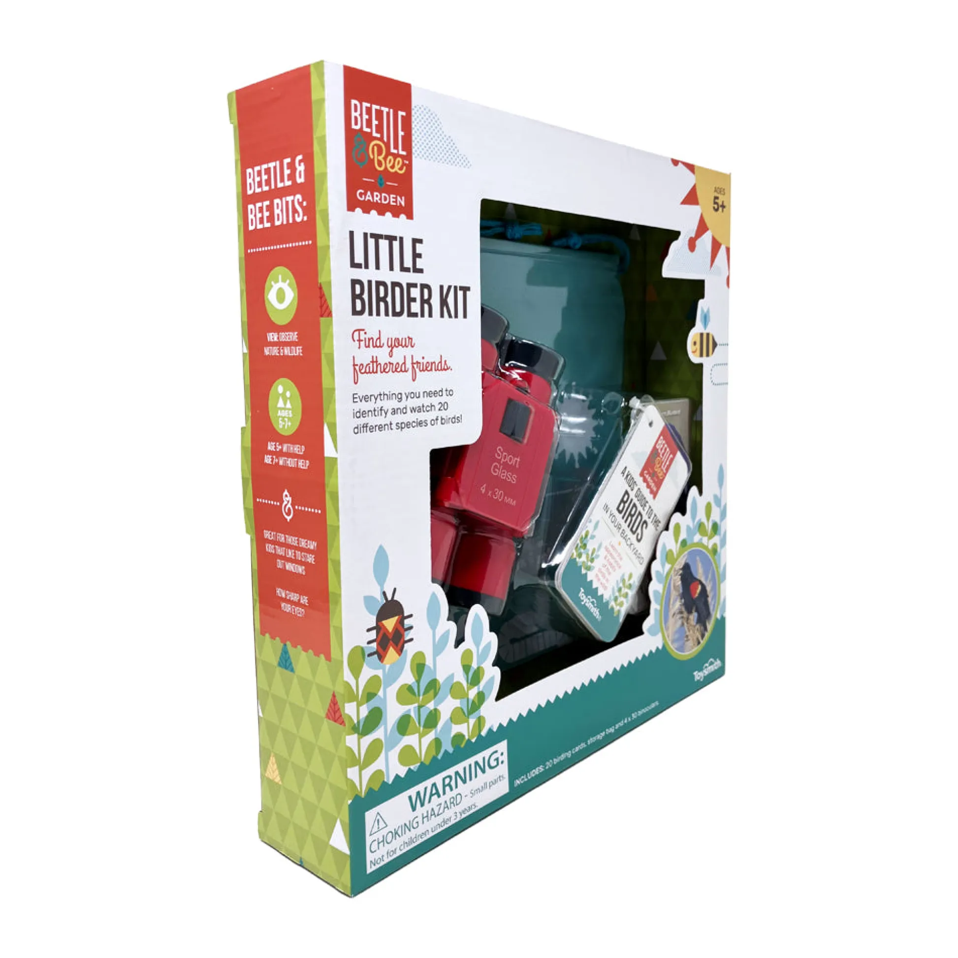 AreYouGame Beetle & Bee Garden 4x30 Little Birder Binoculars Kit* Science & Discovery