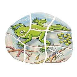 Educators Resource Beleduc Layer Puzzle - Frog Lifecycle - 5 Wooden Layers - 28 Pieces* Puzzles