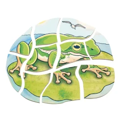 Educators Resource Beleduc Layer Puzzle - Frog Lifecycle - 5 Wooden Layers - 28 Pieces* Puzzles