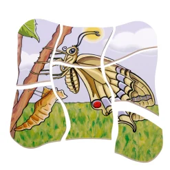Educators Resource Beleduc Layer Puzzle - Transformative Butterfly Lifecycle* Puzzles|Preschool Education Toys & Activities