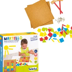 Educators Resource Beleduc Martello Game - Creative Cork Board Hammer & Nails Kit* Crafts & Activities