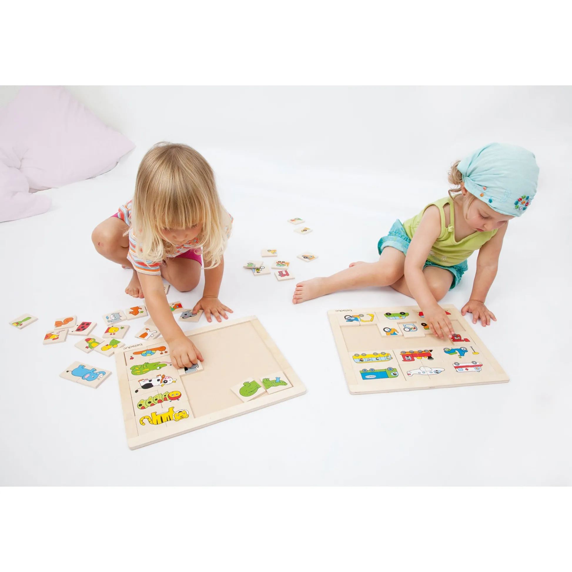 Educators Resource Beleduc Match & Mix Transport Wooden Puzzle - 30 pc* Puzzles