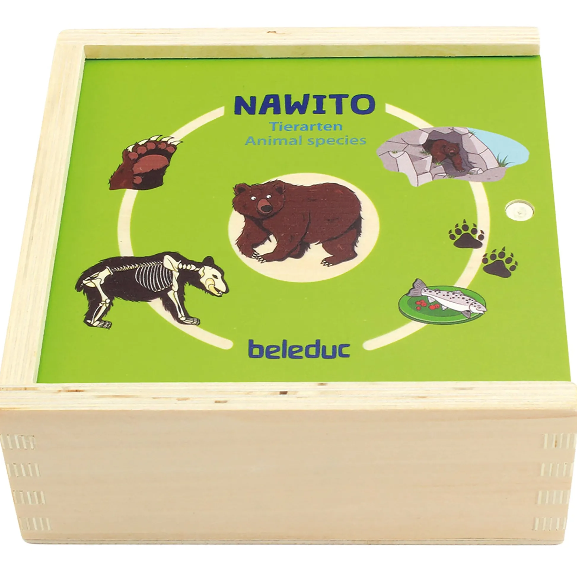 Educators Resource Beleduc Nawito Animal Kingdom Exploration Wooden Puzzle - 45 pc* Puzzles