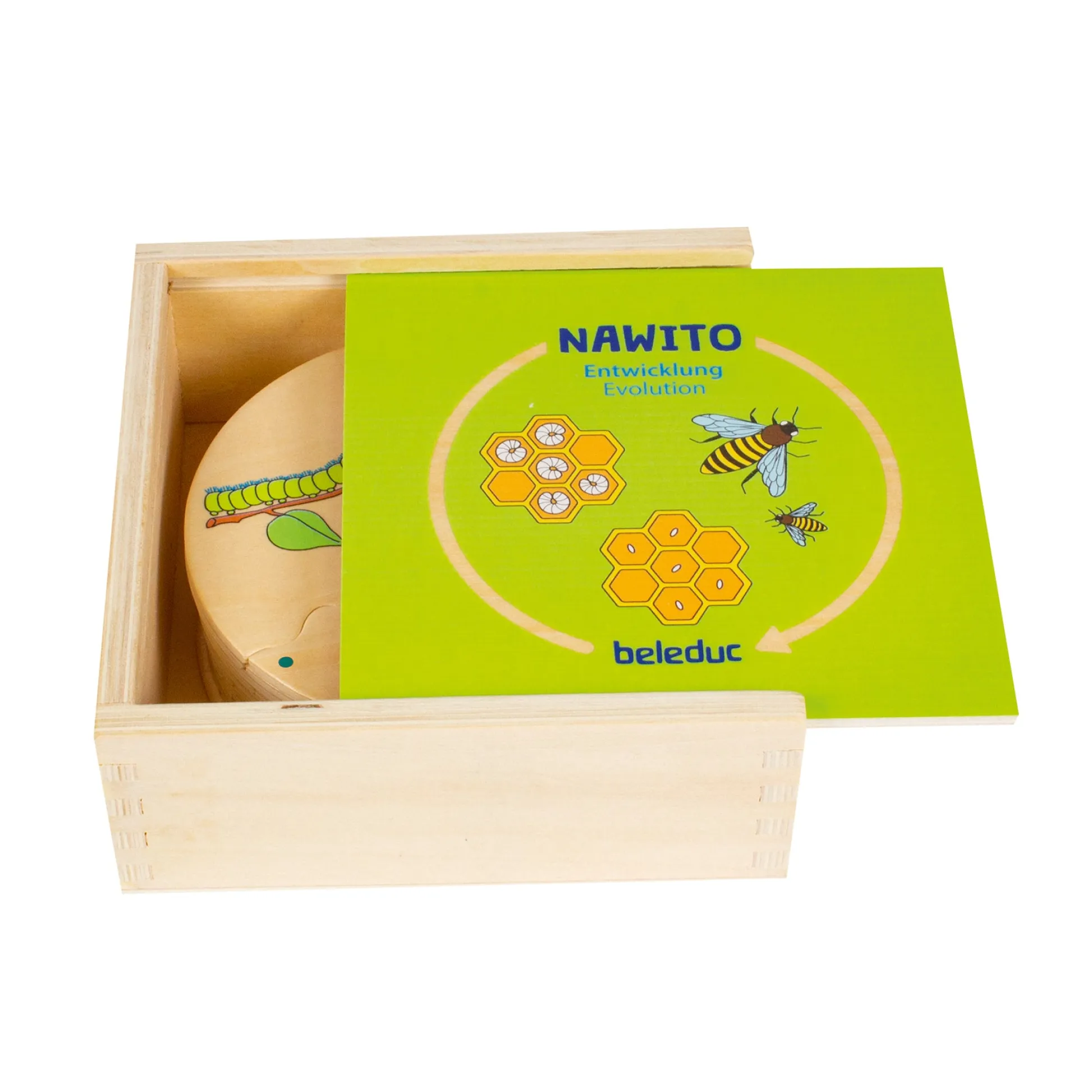 Educators Resource Beleduc Nawito 10-Pack Evolution Wooden Puzzles - 30 pc* Puzzles