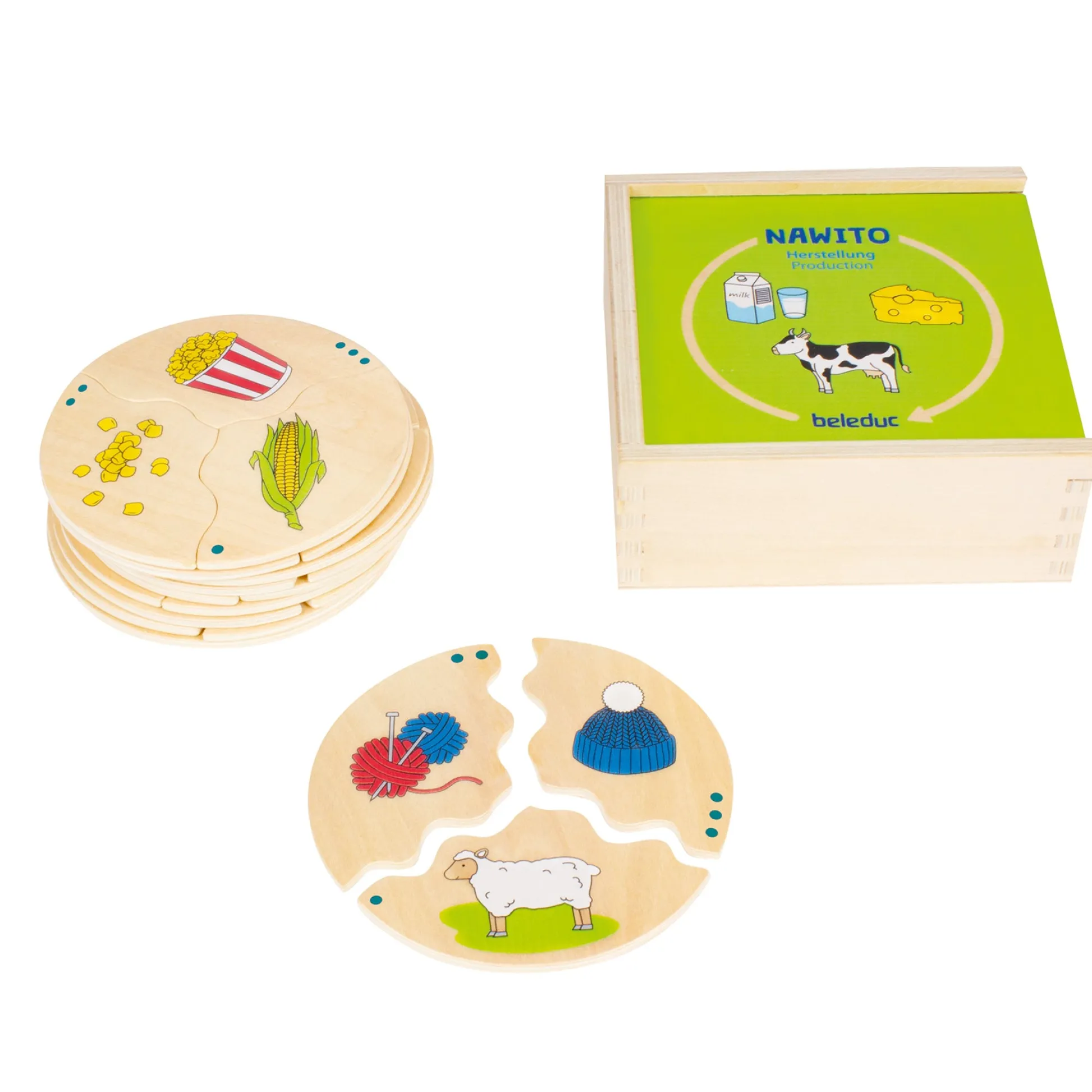 Educators Resource Beleduc Nawito Production Puzzle - Explore Where Products Come From* Puzzles