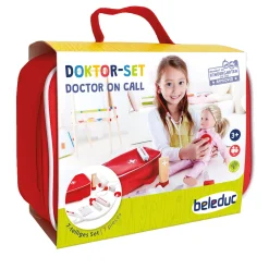 Educators Resource Beleduc 7-Piece Doctor On Call Playset - Realistic Medical Tools* Tools & Workshops|Dress Up