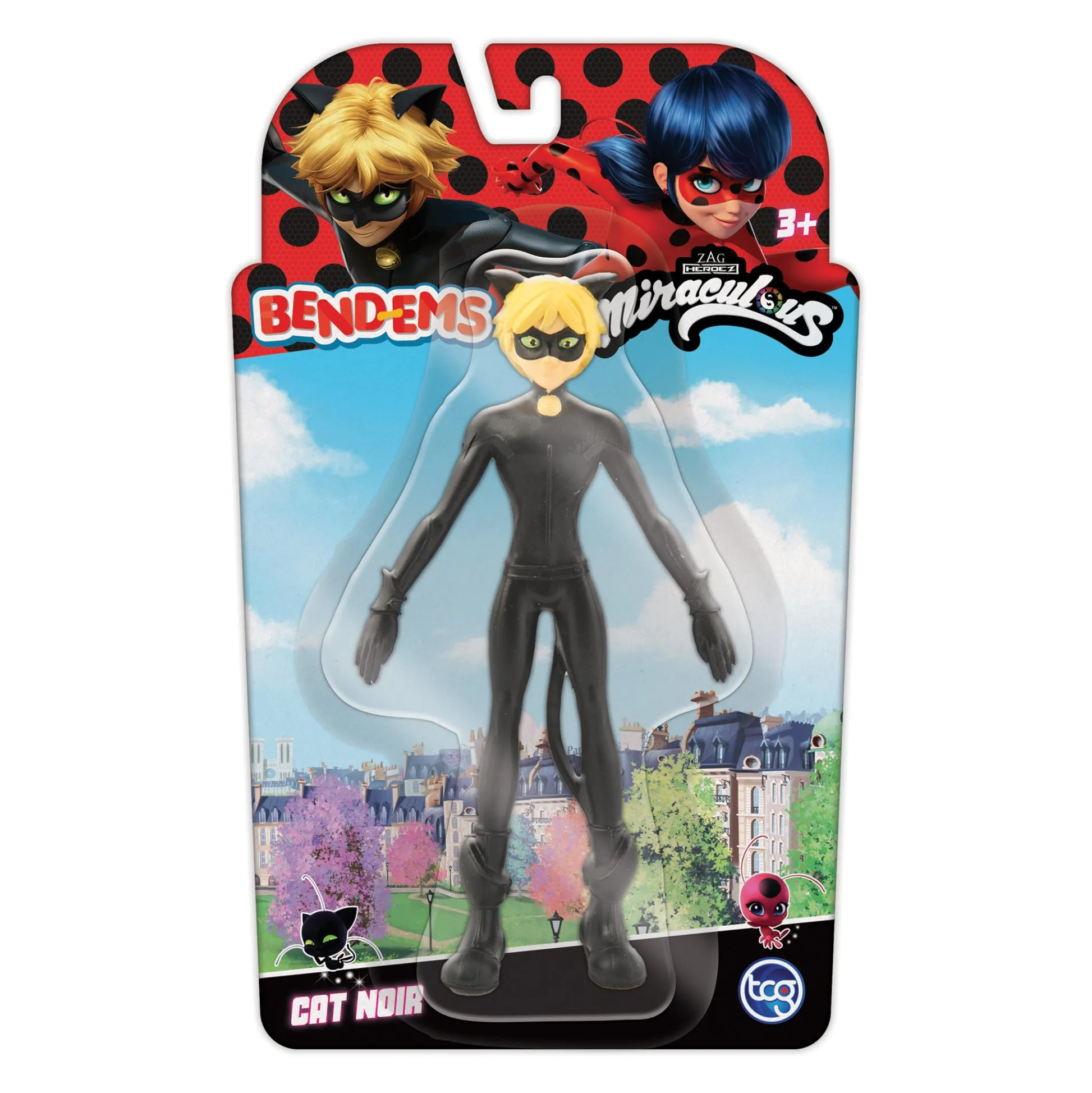 The Distribution Solutions BEND-EMS‚Ñ¢ Miraculous Cat Noir Flexible Action Figure* Action Figures
