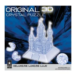 AreYouGame BePuzzled Clear Castle 3D Crystal Puzzle - 125 pcs* Puzzles